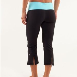 Lululemon Crop Pant Capris Gather & Crow Black - 8